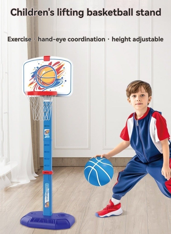 M MIAOYAN Children's liftable basketball stand self-counting shooting frame indoor home basketball sports outdoor sports toys - Image 1