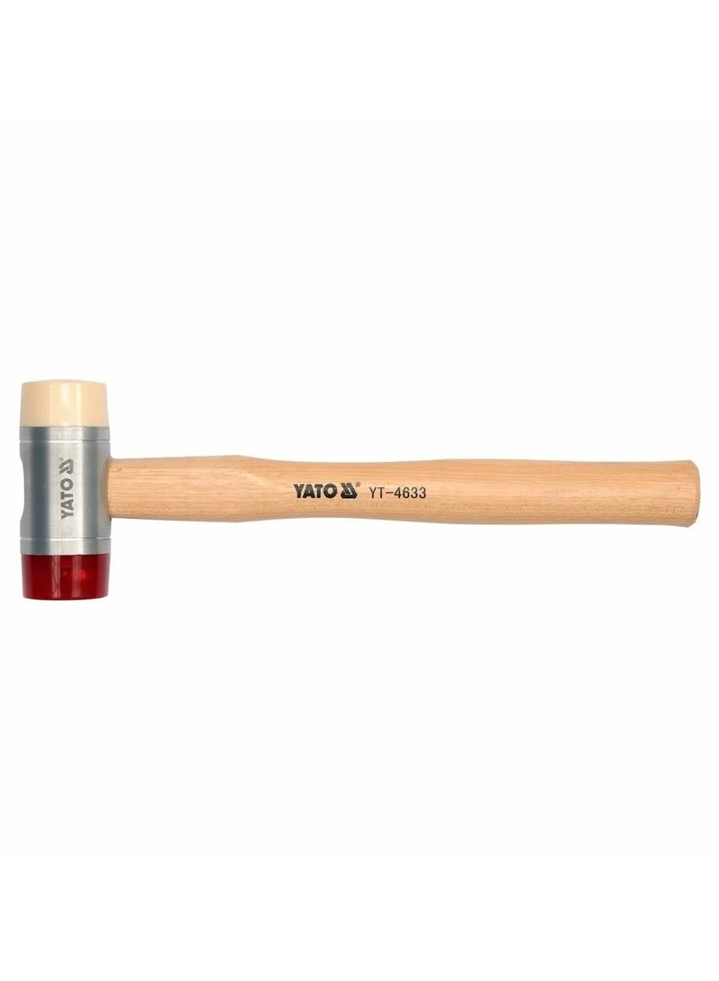 Yato YATO PU & Nylon Head Mallet 45mm Wooden Handle