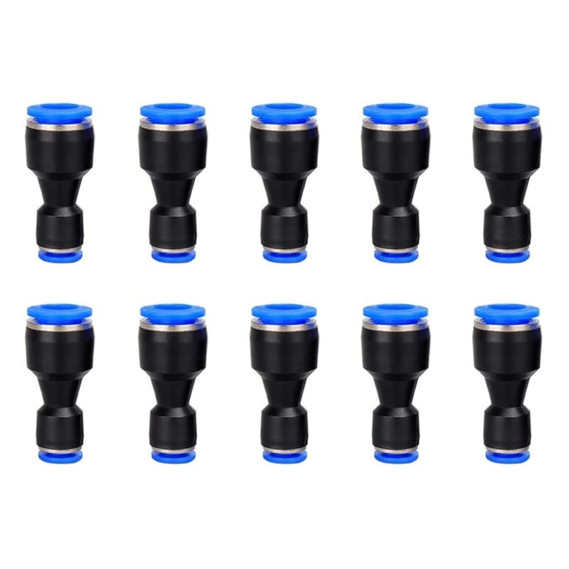 Metaland Reducer Push to Connect Fitting 38 to 14 Tube OD Reducing Pneumatic Quick Connector Coupler Pack of 10 - Image 2