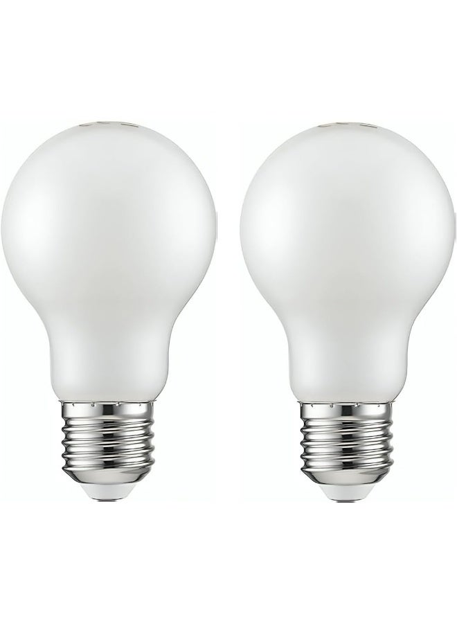 melfi Frosted Led Incandescent Light Bulb 220/240V E27 Base For Decoration Incubator Industrial Use 60W-2Pcs - Image 1