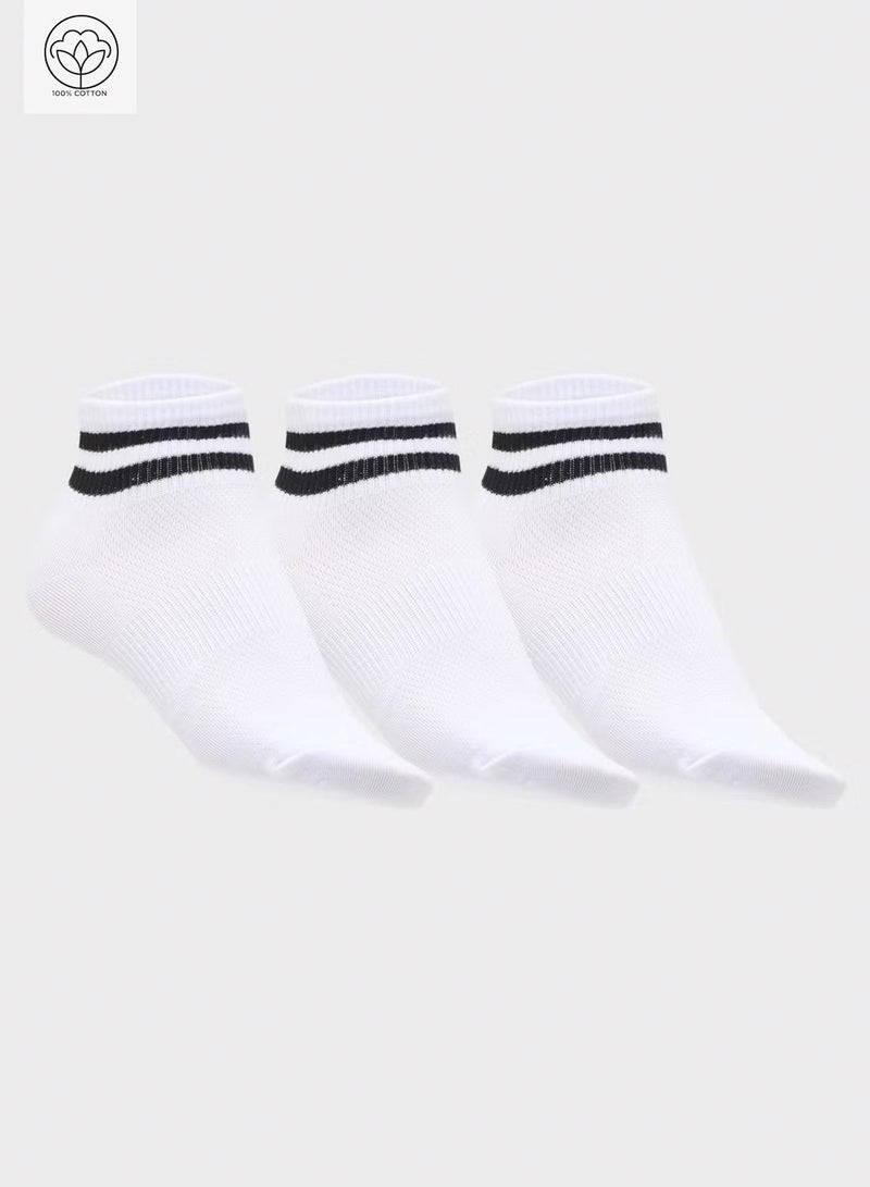 Ginger 3PK Cotton Ankle Socks - Image 1