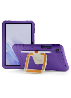 Moxedo Moxedo Rugged Protective EVA Foam Silicone Kids Case Cover, Shockproof Foldable 360 Rotatable Stand Handle Grip with Pencil Holder Compatible for Samsung Galaxy Tab A8 Case 10.5-inch (Purple)  - Image 1