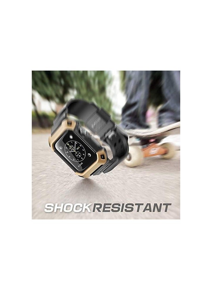 سوبكيس SUPCASE [حافظة Unicorn Beetle Pro للساعة 3 [42 مم]، حافظة واقية متينة مع أشرطة حزام لسلسلة الساعة 3/2/1 - Image 4