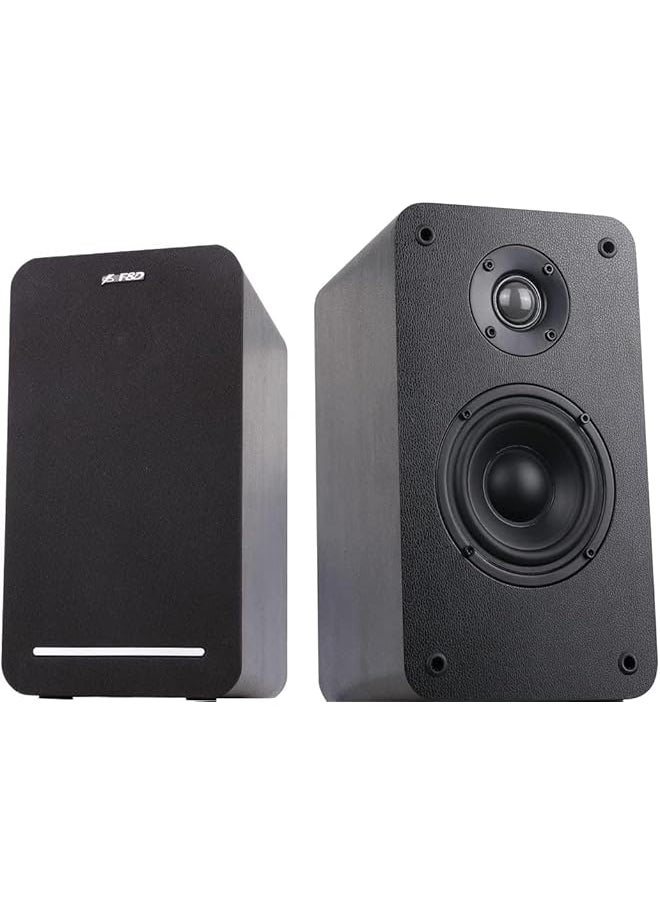 F&D Hi Fi Sound Performance 2.0 Speakers R40Bt Wood Design  - Image 1