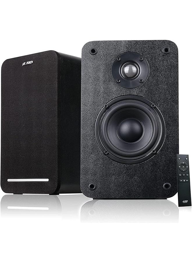 F&D Hi Fi Sound Performance 2.0 Speakers R40Bt Wood Design  - Image 2