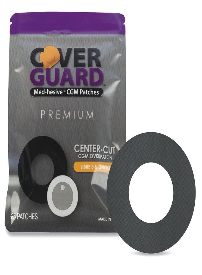 كوفر غارد رقعة CoverGuard CGM | فري ستايل ليبر 3 | تصميم أسود بفتحة مركزية | 25 قطعة | لاصق مقاوم للماء | مقاوم للتلف | سهل التركيب والإزالة | صنع في الولايات المتحدة الأمريكية | حماية المستشعر - Image 1