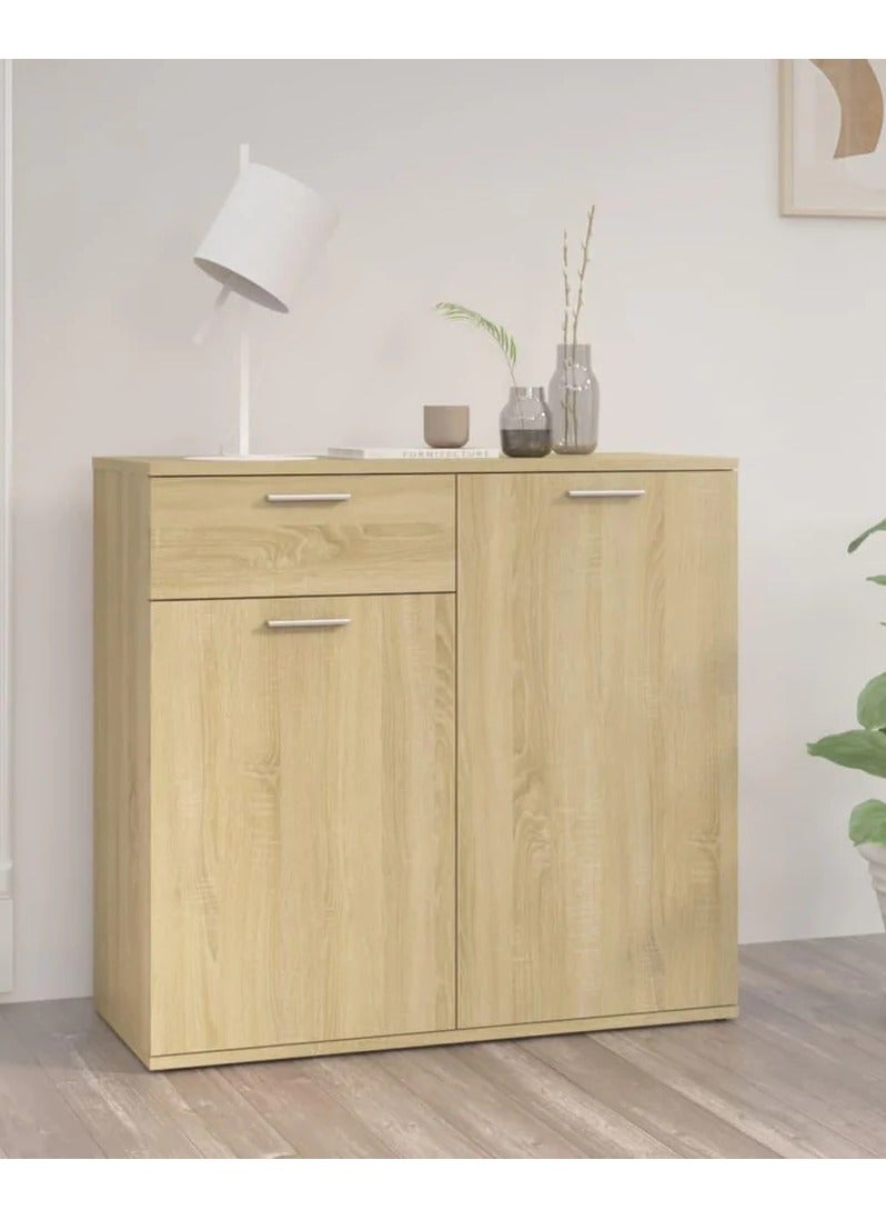 Wood Shoe Rack Beige - Image 1