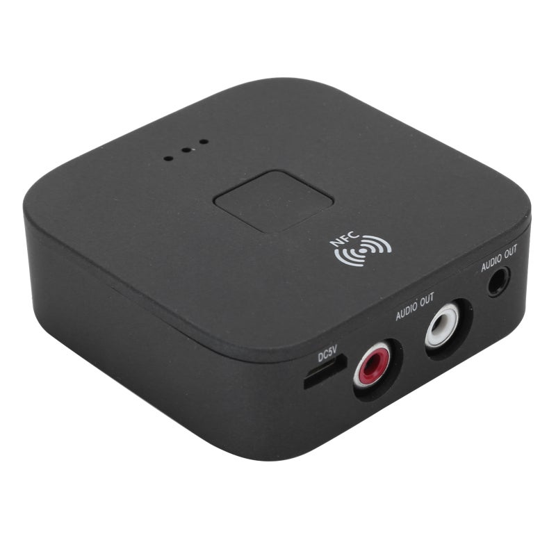 Bluetooth Music Receiver 3.5mm Jack AUX NFC to RCA Wireless Audio Adapter - Lossless Music Transmission for TV Car Home Speakers - Image 4