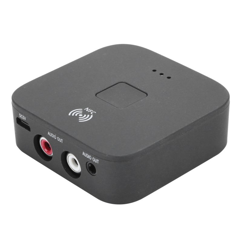 Bluetooth Music Receiver 3.5mm Jack AUX NFC to RCA Wireless Audio Adapter - Lossless Music Transmission for TV Car Home Speakers - Image 3