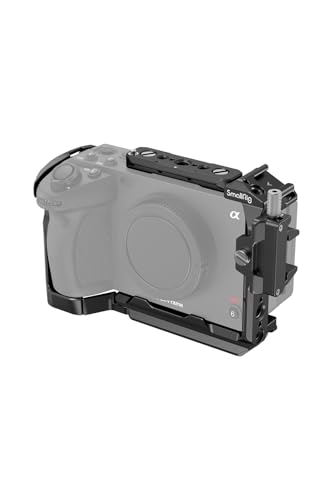 SmallRig Cage for Sony FX30 FX3 with Cable Clamp for HDMI, Classic Bright Black Surface, Included Cold Shoe and NATO Rail, Modular Design Compatible with Original XLR Handle - Image 4