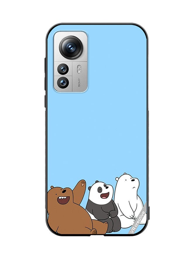 VR CREATIVE Protective Case Cover For Xiaomi 12X 3 Cute Teddy Design Multicolour - Image 1