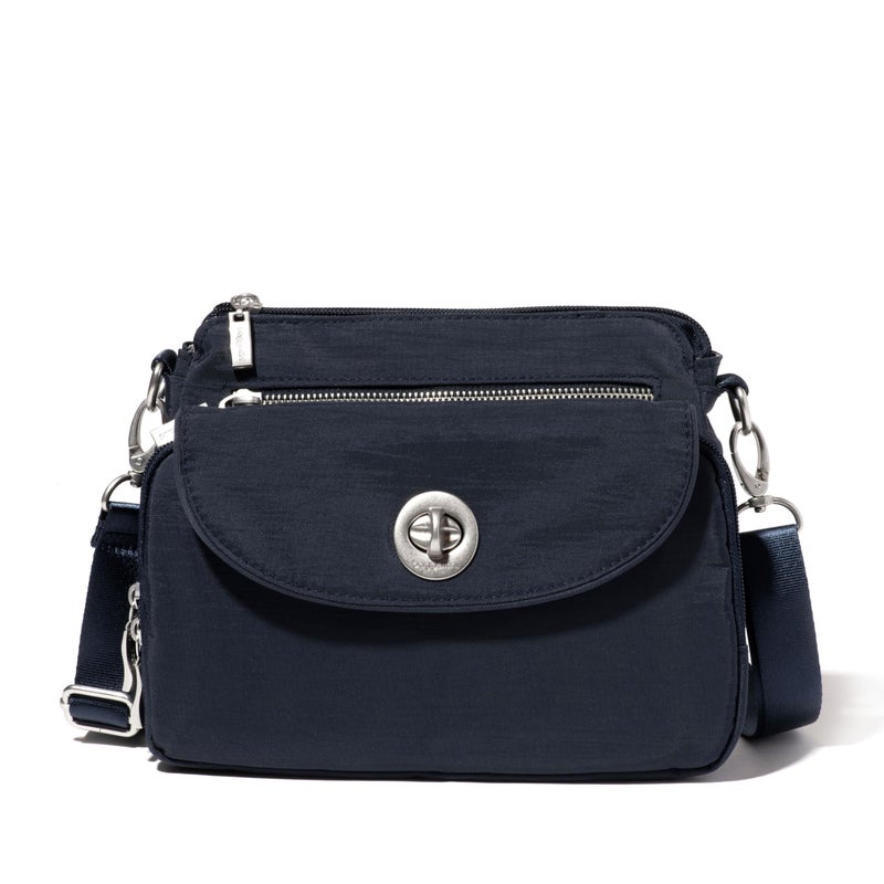 Baggallini Womens Calais Crossbody Bag French Navy