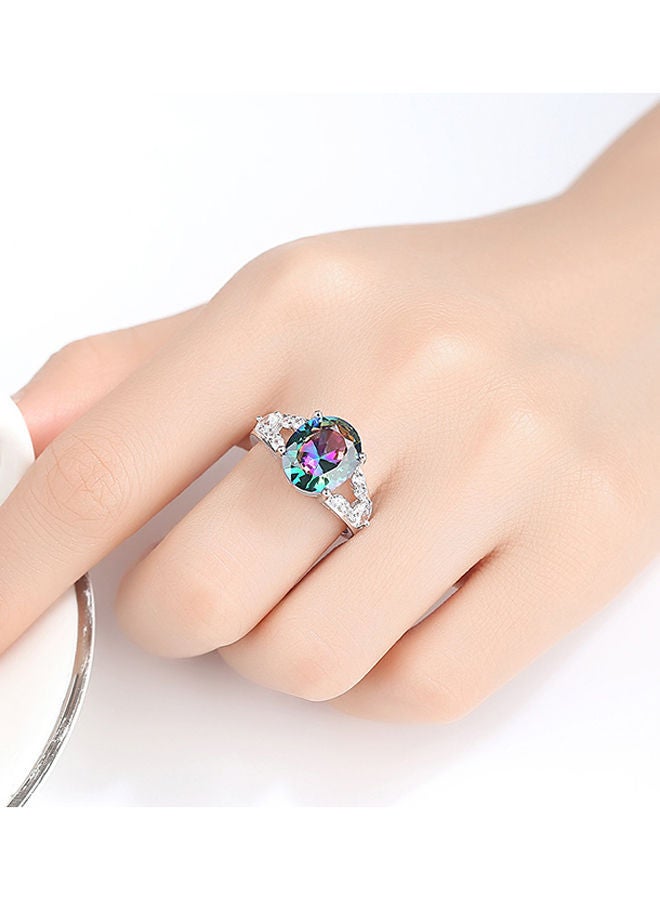 NIBEMINENT Zircon Cubic Wedding Ring - Image 3