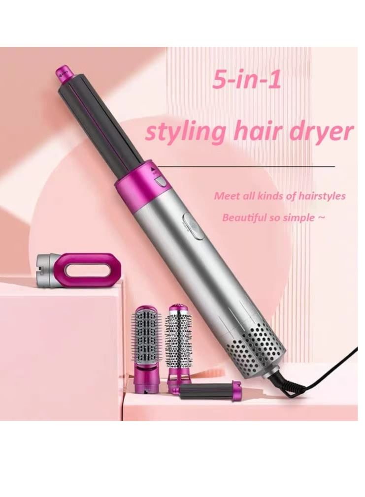 ELTRAZONE Hair Dryer Brush 5 In 1 Hair Blower Brush Hot Air Styler Comb One Step Hairdryer Electric Blowing Hair Dryer Auto Curling Iron - Image 4