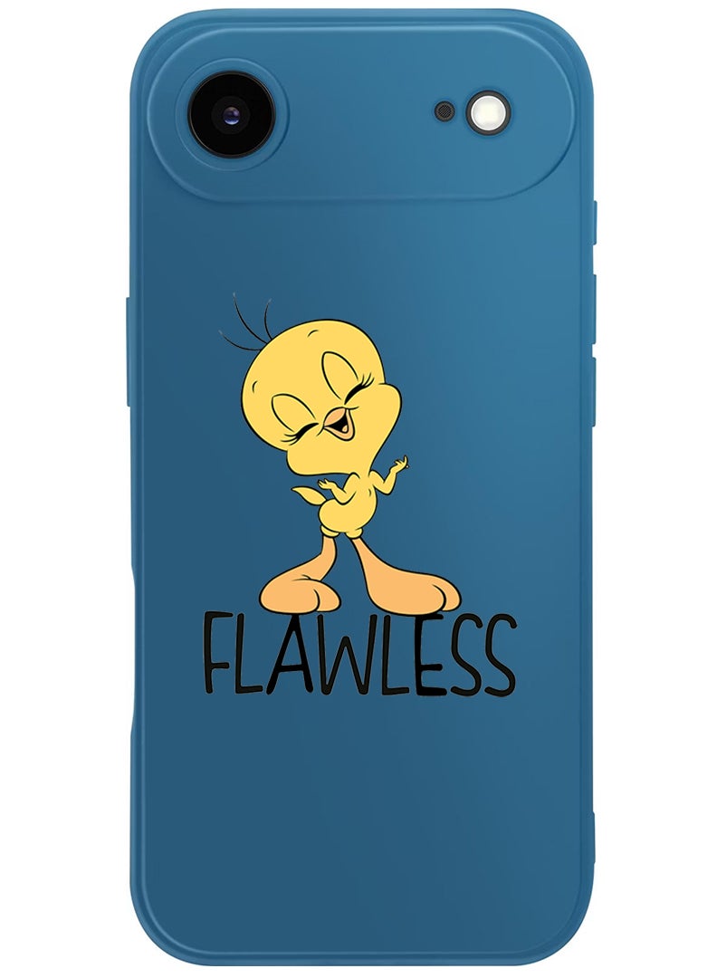 Theodor Protective Slim Fit Case Liquid Silicone Cover with Full Body Protection Anti-Scratch Shockproof Case For Apple iPhone 17 Air (Blue) Flawless - Image 1