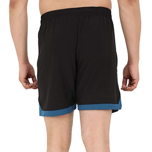 NEVER LOSE Men’s Quick-Dry Athletic Shorts | Premium Polyester Gym Shorts with Secure Zipper Pockets | Breathable Sports Shorts for Running, Yoga & Fitness (XX-Large, Navy/Grey) - Image 4