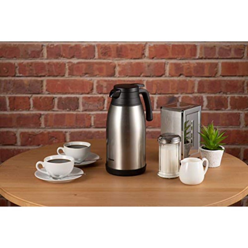 handy pot 1.9ltr for kitchen use, stainless steel, matte black, stackable and space-saving design - Image 2