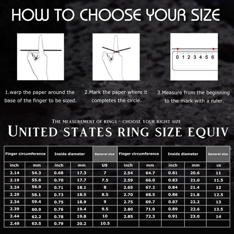 Jstyle خواتم ستانلس ستيل للرجال - خاتم زفاف - تصميم بسيط رائع - 8 مم - 3 قطع في مجموعة - مقاس 6.5 - Image 5