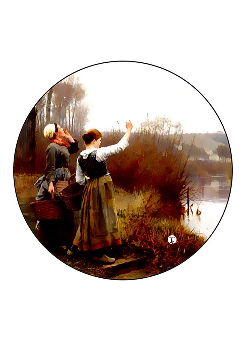 RKN Vintage Art Printed Fridge Magnet  Multicolour - Image 1