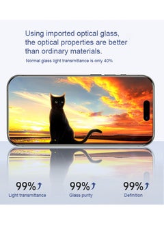 Exotic iPhone 15 Pro Max - High Quality HD Screen Protector 【Full Coverage】【Military-Grade Protection】 HD Clear, Anti-Fingerprint, 9H Tempered Glass Film for iPhone 15 Pro Max 6.7"  - Image 5