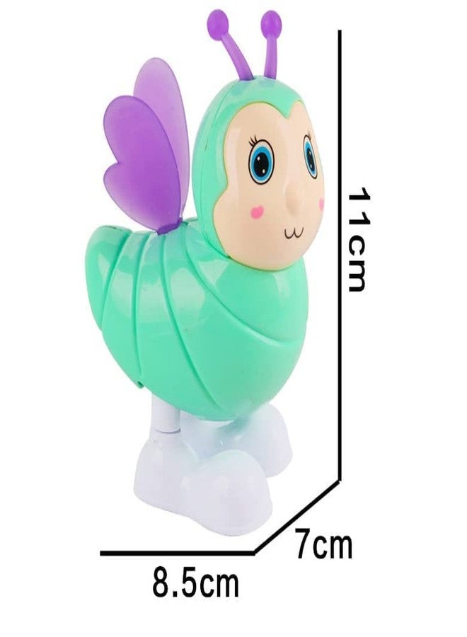 GoldiMec Key Operated Wind Up Toys|Safe Colourful Jumping Moving Toy Rotating Head Key Toys|Best Engaging Educating Animal Bird Toys from 6 Months to 3 Ys Old (Multicolor) (Pack of 2) (Bee and Duck) - Image 5