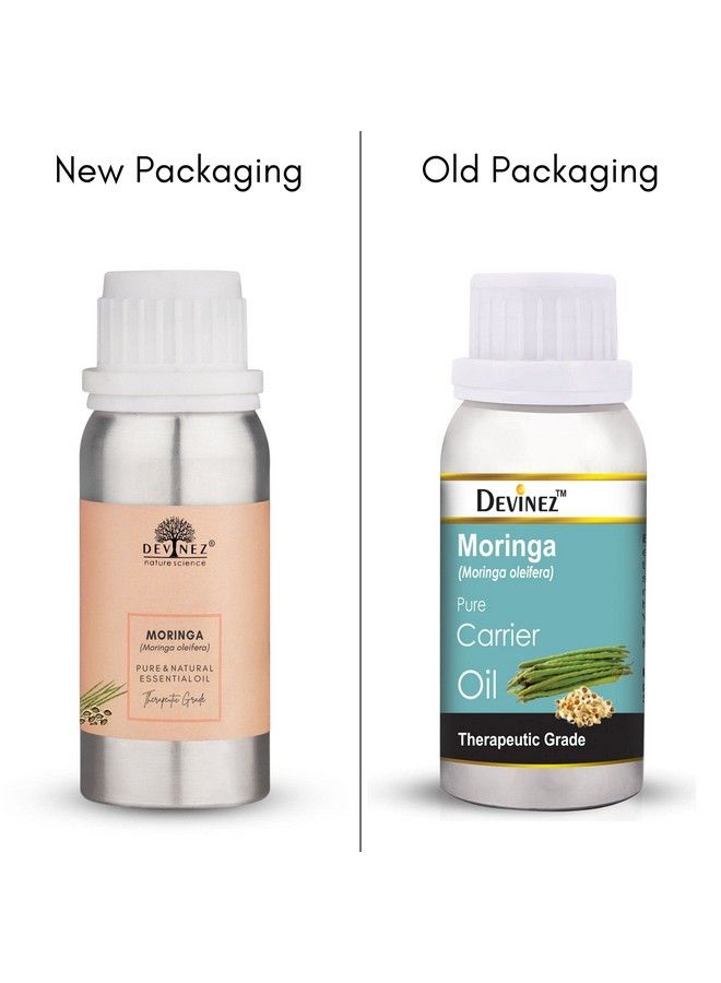 Devinez Moringa Seed Coldpressed Oil 100Ml 100% Pure Natural & Undiluted For Antiaging Natural Glow Fights Acne Black Heads And Dark Spots Moisturizes Scalp Stronger Hair Fights Dandruff & Split Ends - Image 3
