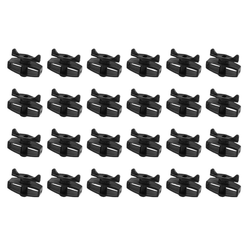 مشد السياج الكهربائي 32 قطعة مشد أسلاك بلاستيكي للماشية مشدات شريط محمولة غلاف عمود مركب للأسوار - Image 4