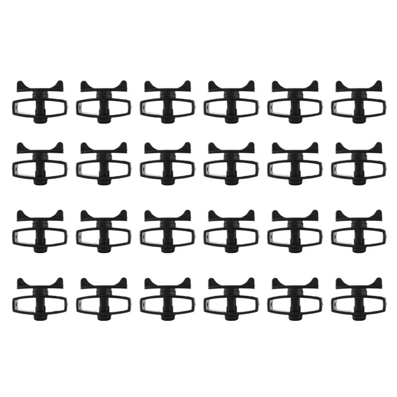 مشد السياج الكهربائي 32 قطعة مشد أسلاك بلاستيكي للماشية مشدات شريط محمولة غلاف عمود مركب للأسوار - Image 1