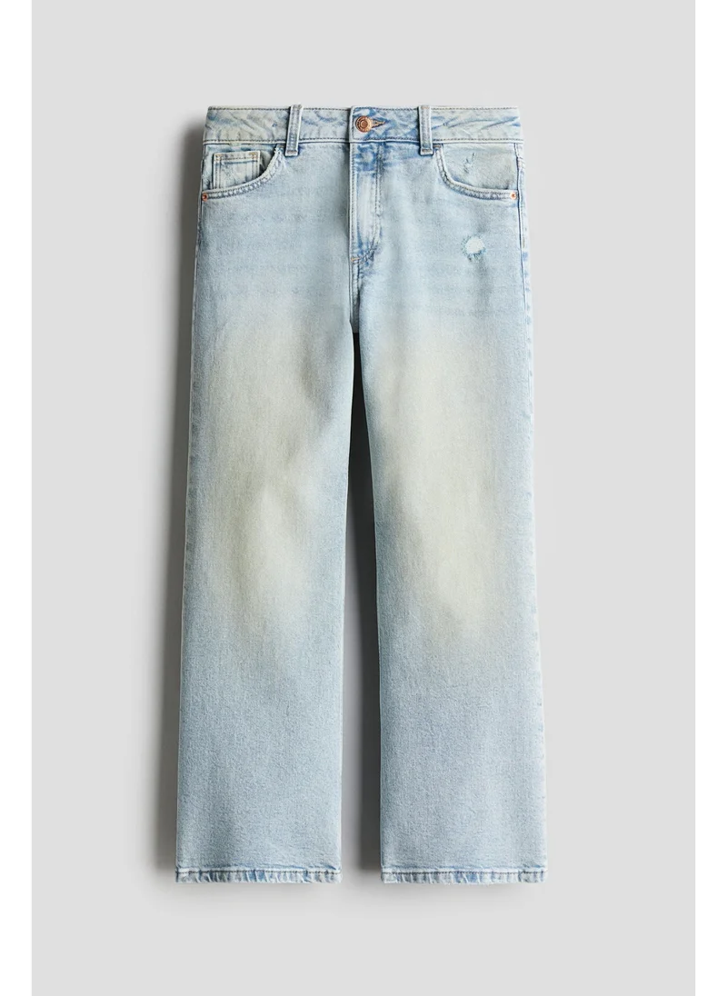 H&M Baggy Fit Bootcut Leg Jeans