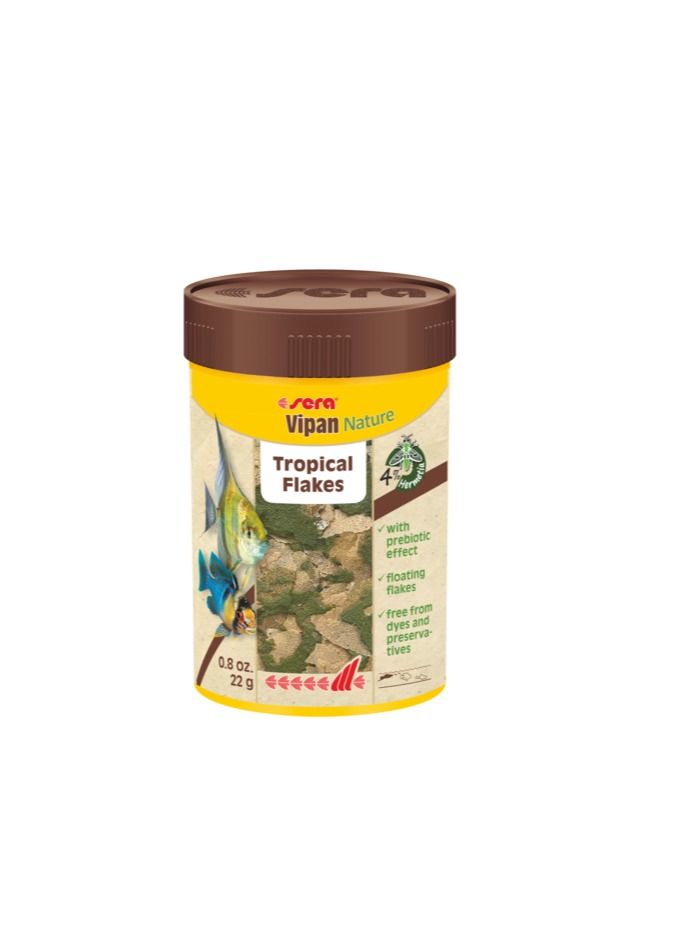 Sera Vipan Nature Tropical Flakes Fish Food - Image 1