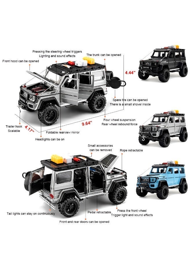 1:22 برابوس G550 إصدار 4×4 – سيارة مصنوعة من خليط معدني – طراز تشي تشي للدفع الرباعي - Image 5