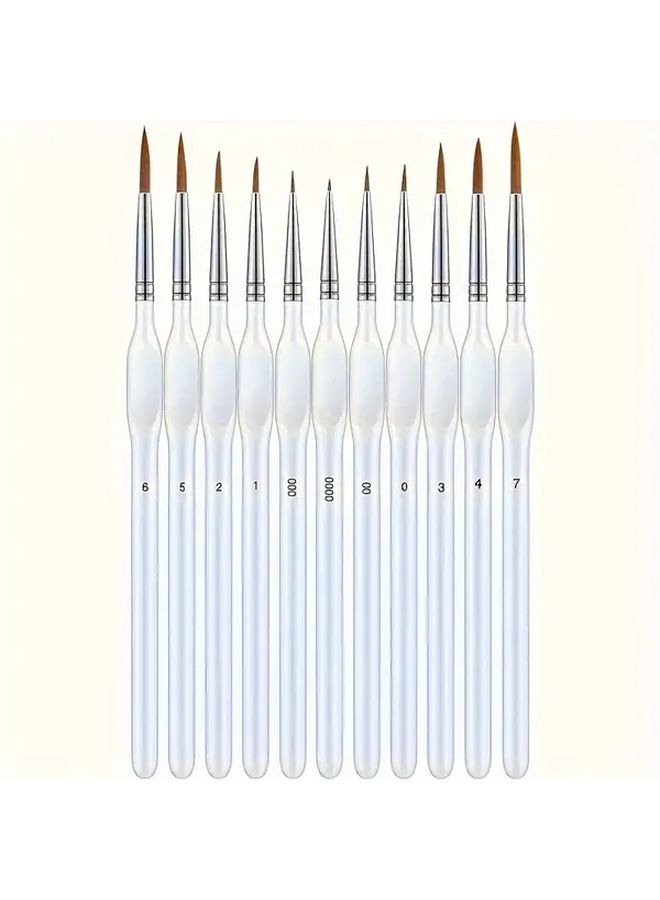 Professional 22 Piece Artist Brush Set Squirrel Hair Golden Tips for Acrylic Watercolor Oil Painting - Image 3