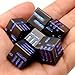 HNCCESG D6 Metal Dice Set HNCCESG 6 Sided Dice 6 Pieces Solid Metal Game Dice for DND Dungeons and Dragons Role Playing Game RPG DD Accessories Gift Glitter Blue - Image 4