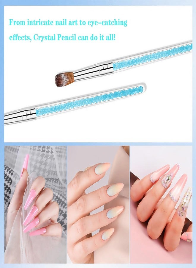 HomTop 6 Multi-Size Nail Art Brush Set for Acrylic & Dip Powder - Precision 3D Carving, Extension & Detailing, 3A+ Nylon (Pro & Beginner) - Image 2
