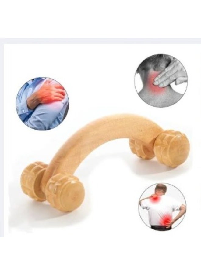 Handheld Natural Wooden Massage Tools - Body Roller For Cellulite & Muscle Relief (Multi-Shapes) - Image 2
