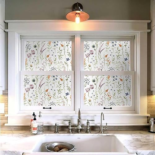 MuralPeel White Wildflowers Floral Plants Botanical Peel and Stick Wallpaper Self Adhesive Removable Easy Peel Off Stick on Wall Paper for Bedroom Cabinet Renter Friendly - Image 4