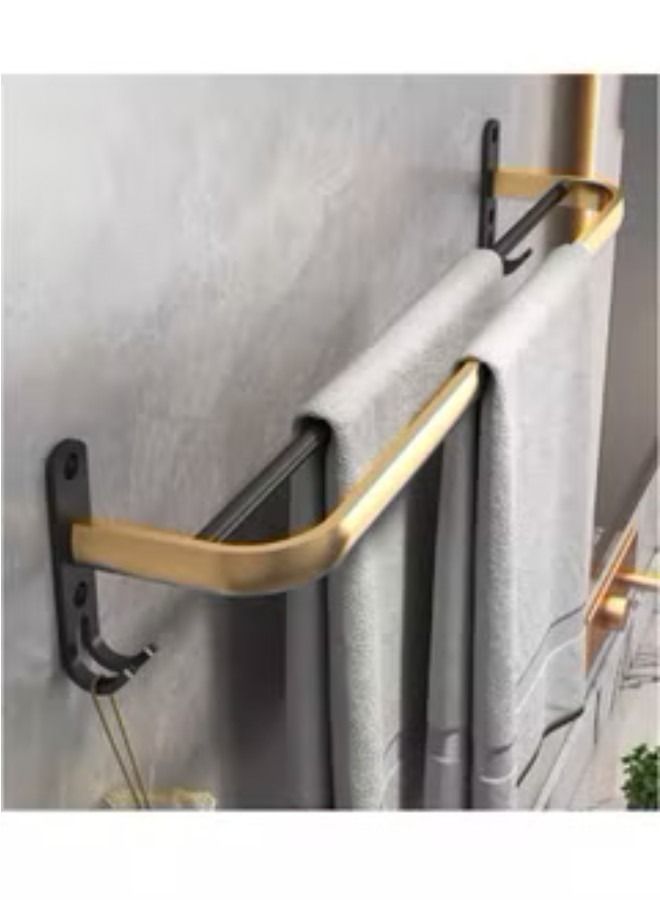 Bathroom Towel Bar,Adhesive Bath Towel Bar, Premium SUS304 Stainless Steel,60cm - Image 1