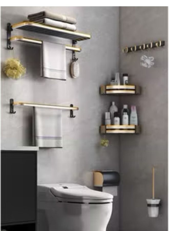 Bathroom Towel Bar,Adhesive Bath Towel Bar, Premium SUS304 Stainless Steel,60cm - Image 3