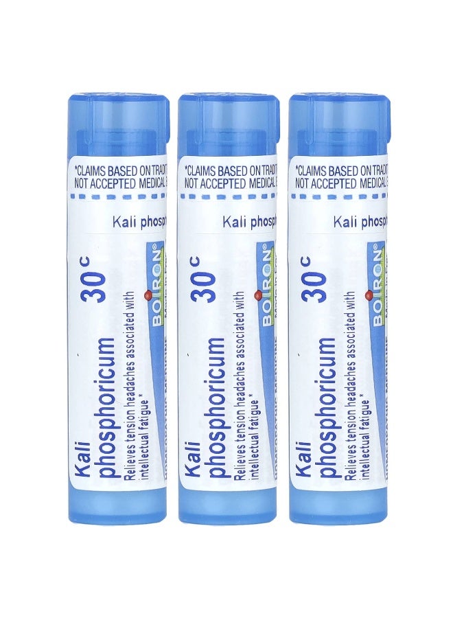 Boiron, Kali Phosphoricum, Mental Fatigue Relief, Meltaway Pellets, 30C, 3 Tubes, Approx. 80 Pellets Each - Image 3