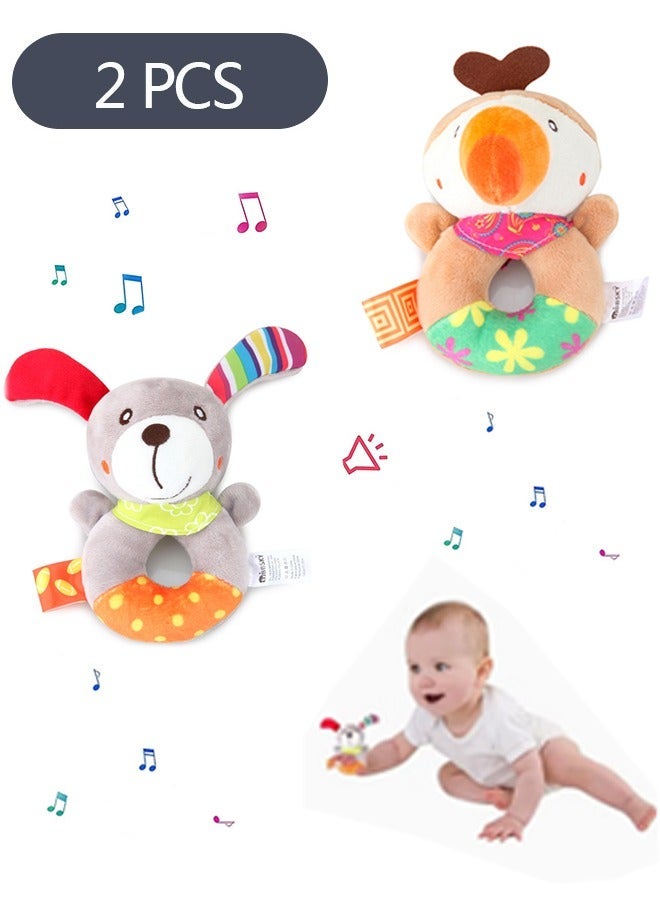 2 قطعة لعبة الروطان الطفل ، لينة أفخم الروطان الحيوان ، 0-6 أشهر من العمر لعبة الروطان طفل ، طفل رضيع الروطان لعبة - Image 1