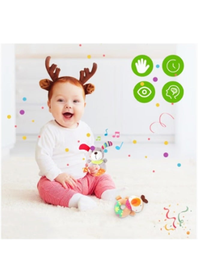 2 قطعة لعبة الروطان الطفل ، لينة أفخم الروطان الحيوان ، 0-6 أشهر من العمر لعبة الروطان طفل ، طفل رضيع الروطان لعبة - Image 5