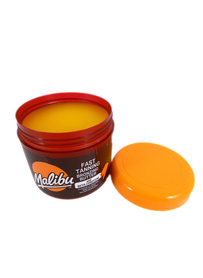 Malibu - Sun Bronzing Fast Tanning Body Butter with Beta Carotene, Tropical Coconut Fragrance, 300ml - Image 1