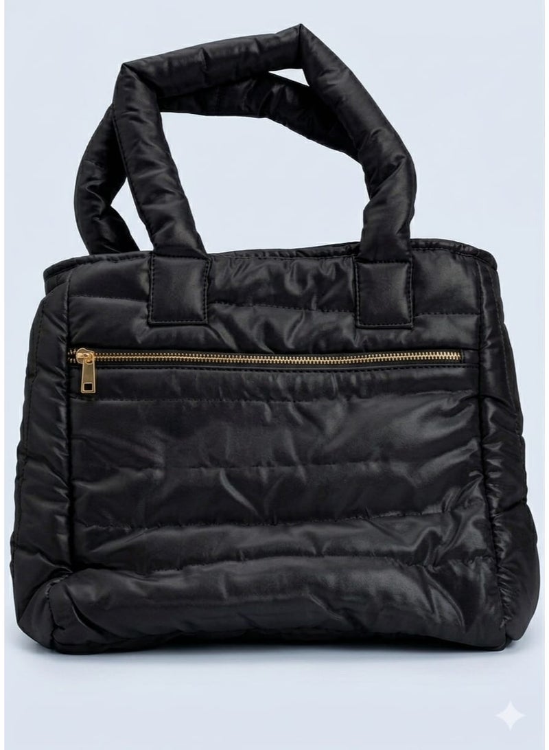 " An ideal large-sized women's shoulder bag lined with soft, water-resistant, high-quality fabric - Image 2