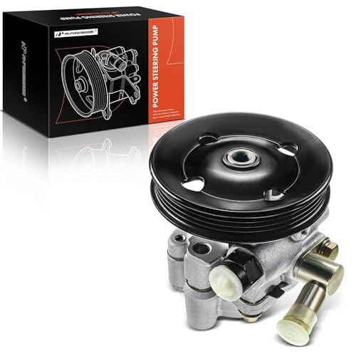 A-Premium Power Steering Pump, with Press-On Pulley, Not Nut Retained, Compatible with Toyota Camry 2002-2006 & Lexus ES300 2002-2003, ES330 2004-2006, 3.0L 3.3L, Replace # 44320-07012, PSP1282 - Image 1
