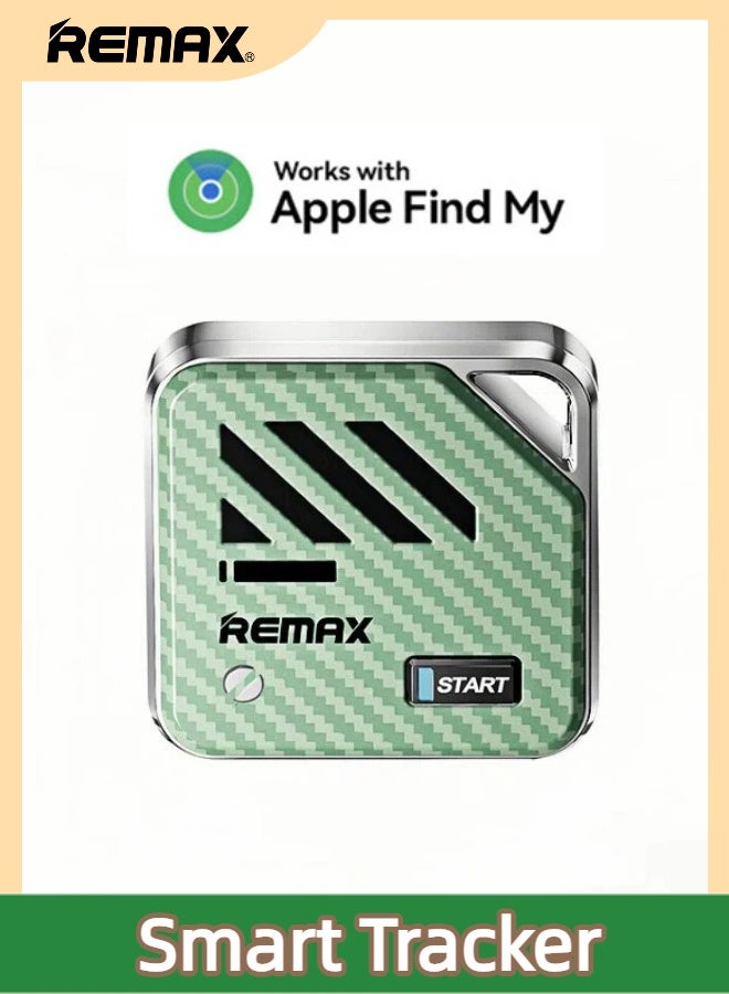 ريماكس علامة تتبع ذكية RT-G2306، معتمد MFi لـApple Find My، تتبع عالمي، مقاومة ماء وغبار، بطارية طويلة العمر، لمنع فقدان المفاتيح والأمتعة وأجهزة اللابتوب (iOS فقط، أخضر) - Image 1