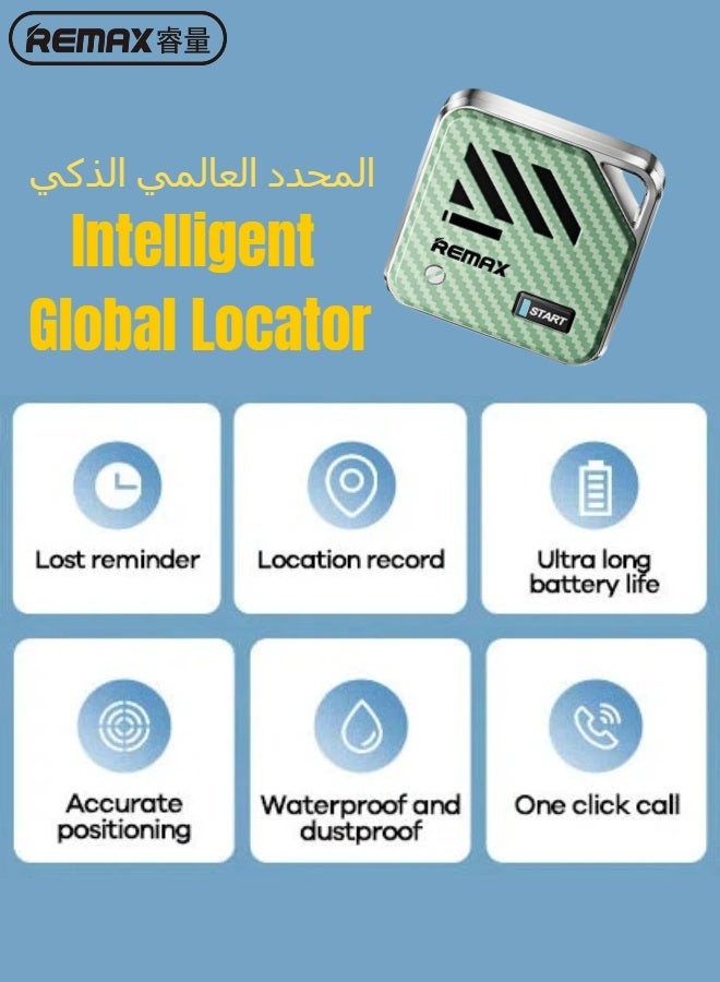 ريماكس علامة تتبع ذكية RT-G2306، معتمد MFi لـApple Find My، تتبع عالمي، مقاومة ماء وغبار، بطارية طويلة العمر، لمنع فقدان المفاتيح والأمتعة وأجهزة اللابتوب (iOS فقط، أخضر) - Image 3