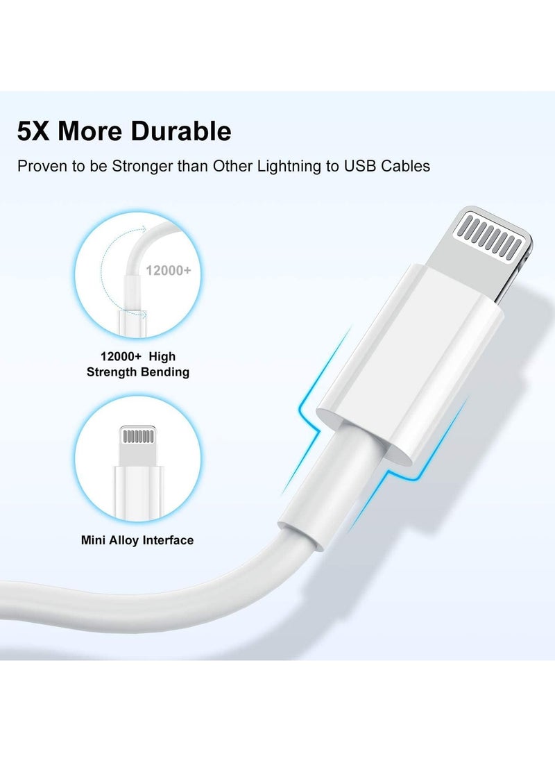 AMROAH - 180CM iPhone Fast Charger Cable, [MFi Certified] USB C to Lightning Cable Long,Type C Port Support Quick Charging Cord for iPhone 14 Pro/14/13 Pro/12 Pro Max/12 Mini/11 Pro/XS/XR/iPad - Image 1