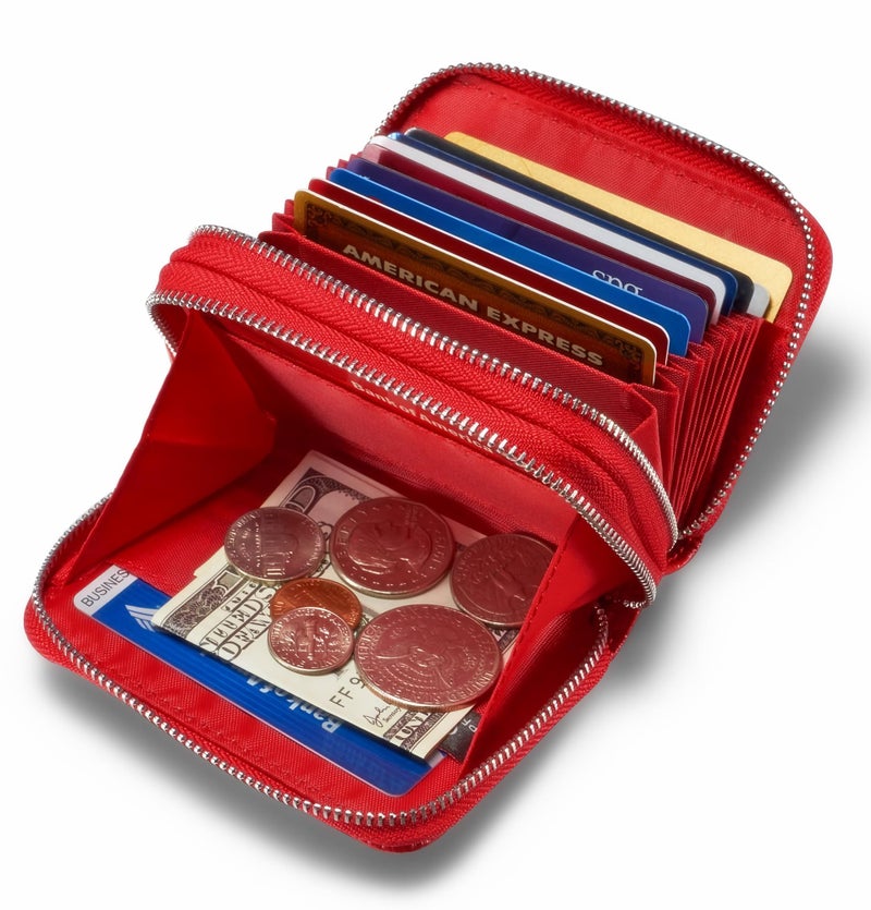 KALMORE Women's Genuine Leather RFID Secure Spacious Cute Zipper Card Wallet Small Purse - Image 5