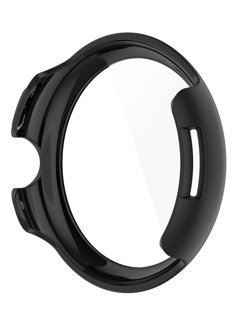 1pcs PC Tempered Glass Case For Google Pixel Watch 3 HD High Penetration Screen Protector Smart Watches Accessories Black 45mm  - Image 2