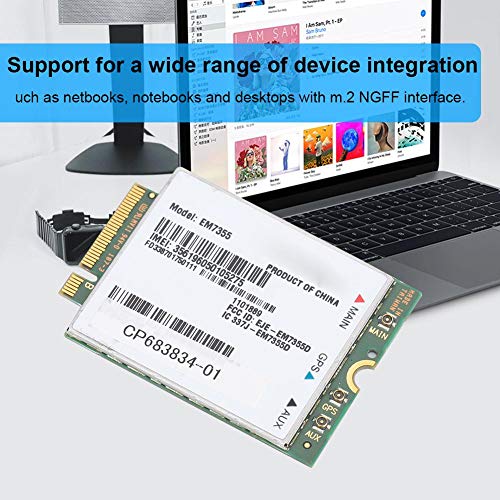 Wendry Ethernet Network Card, for AirPrime EM7355 100Mbps Notebook Built-in 4G LTE Module for/Verizon/Sprint - Image 4
